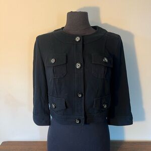 Cache Black cropped Women's Blazer
